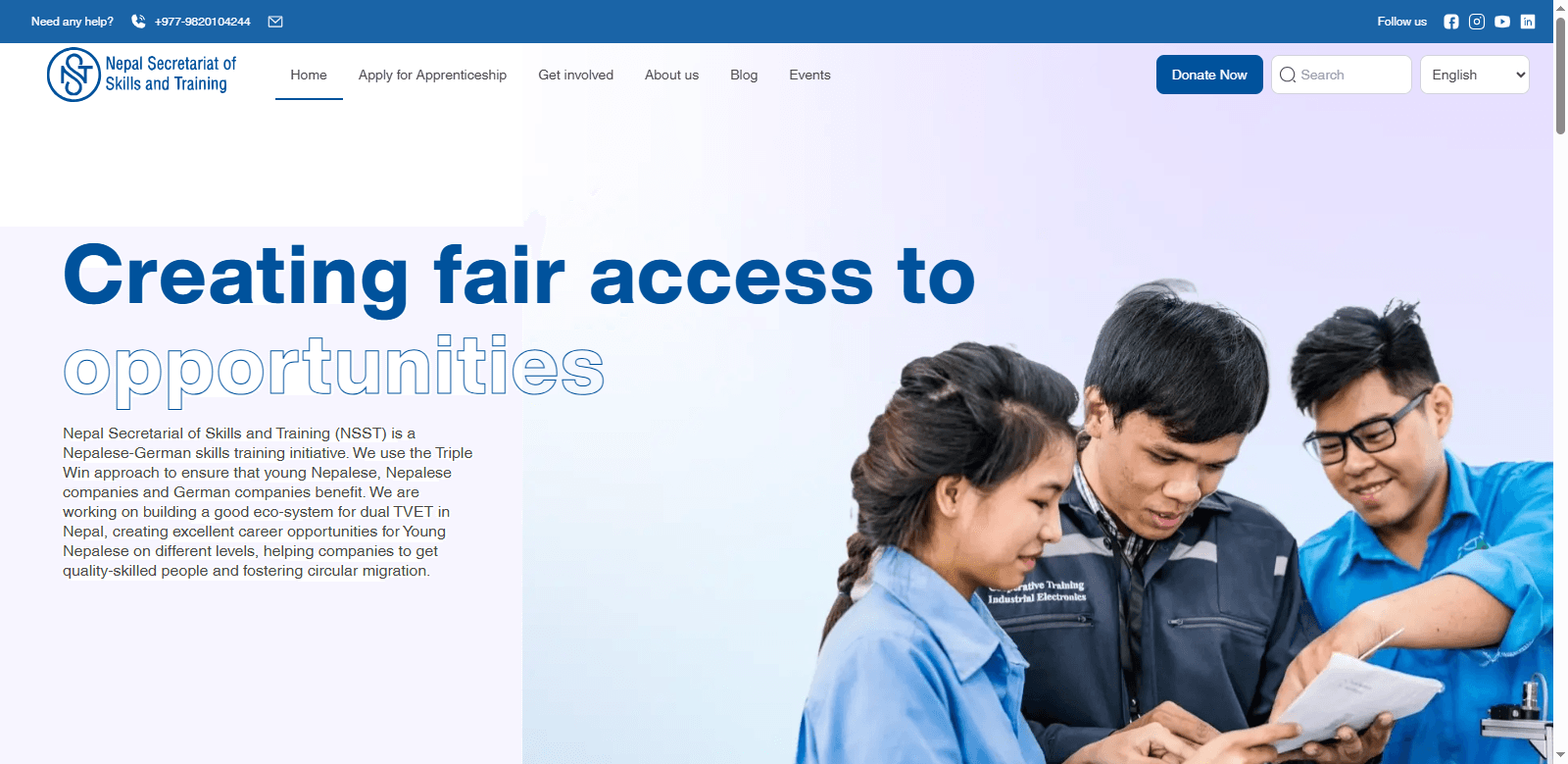 Nepal Secretariat of Skills and Training — featured screenshot